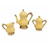 Yellow & Gold Tea Set