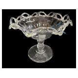 Imperial Crocheted Crystal Compote