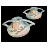 Pair Roseville Candle Holders