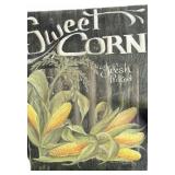 Wood Sweet Corn Sign