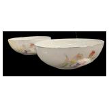 (2) Halls China Tulip Pattern Vegetable Bowls