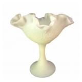 Fenton Persian Medallion Custard Glass Compote