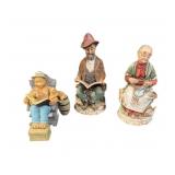 (3) PCS Vintage Porcelain Figurines
