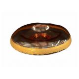 Vintage Pink Depression Glass Console Bowl