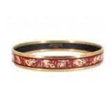 Hermes Enamel Rabbit Bangle Bracelet