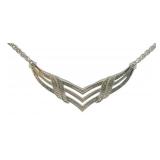 Elegant Silver Pendant Necklace
