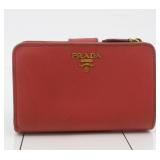 Prada Saffiano Folding Wallet