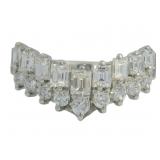 Platinum 1.04ct Natural VVS Brilliant Diamond Ring