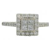 14kt Gold 4/5 ct Natural Brilliant Diamond Ring