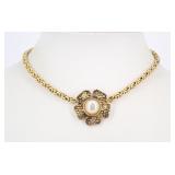 CHANEL Vintage Pearl Fashion Necklace