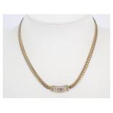 Christian Dior CD Logo Necklace