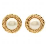 Chanel Pearl Clip-on Earrings