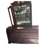 Estate Dresser And Mirror
