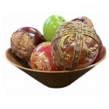 Bowl wï¿½ Decorative Spheres