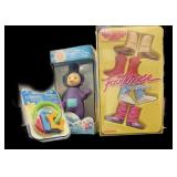 Foot Loose Game, Teletubbies, & Teether