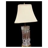 Heavy Brass Lamp wï¿½ Teardrops