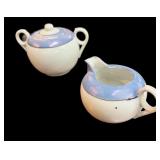 Lusterware Cream & Sugar