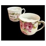 (2) Mustache Cups