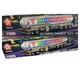 (2) Texaco Olympic Games Toy Tankers