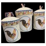 Rooster Canister Set