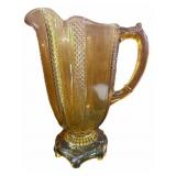 Amber Footed  Pitcher