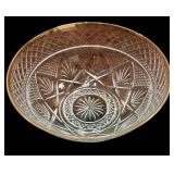 Gold Rim Star & Sunburst Bowl