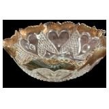 Gold Trim Crystal Bowl