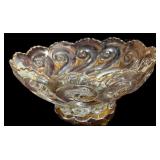 Spiral Design Gold Trim Bowl
