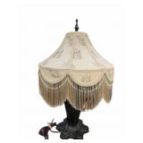 Beautiful Beaded Fringe Lamp Shade Lamp