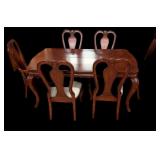 (6) PCS Estate Table And Six Chairs