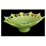 Westmoreland Green Satin Glass Bowl