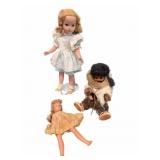 1930s Composition Doll, 1950s Doll & Eskimo