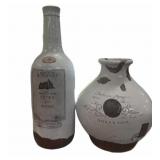 French Style Bordeaux Vase & Wine