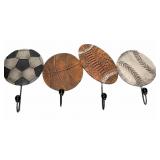 Metal Sports Hat/Coat Rack