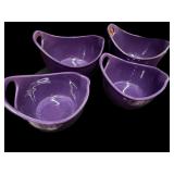4 pc Purple Rachael Rae Bowls