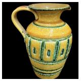 Glazed Pottery Pitcher