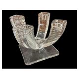 1930s FOSTORIA Quadrangle  Candle Holder
