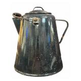 Blue Granite Cowboy Coffee Pot
