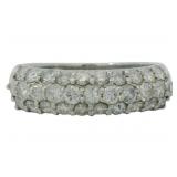 Platinum 1.00 ct Natural Brilliant Diamond Ring