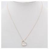 Tiffany & Co. Open Heart Necklace