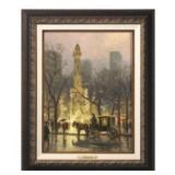 The Water Tower, Chicago Framed Canvas by Kinkade