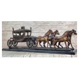 XL 42' Limited Edition Bronze Stage Coach