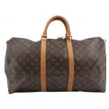Louis Vuitton Monogram Keepall 50 Boston Bag