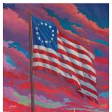 Give Me Liberty - 14' x 14'  Canvas by Zac Kinkade