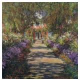 A Pathway in Monet's Garden (1884) by Claude Monet