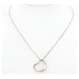 Tiffany & Co. Open Heart Necklace