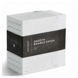 King $209 MSRP Smooth Bamboo Rayon Sheet Set - NEW