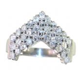 Platinum Natural 1.00 ct VS Diamond Ring
