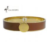 Talidara Wide Brown Cuff Bracelet