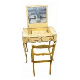 Vintage Vanity And Chair